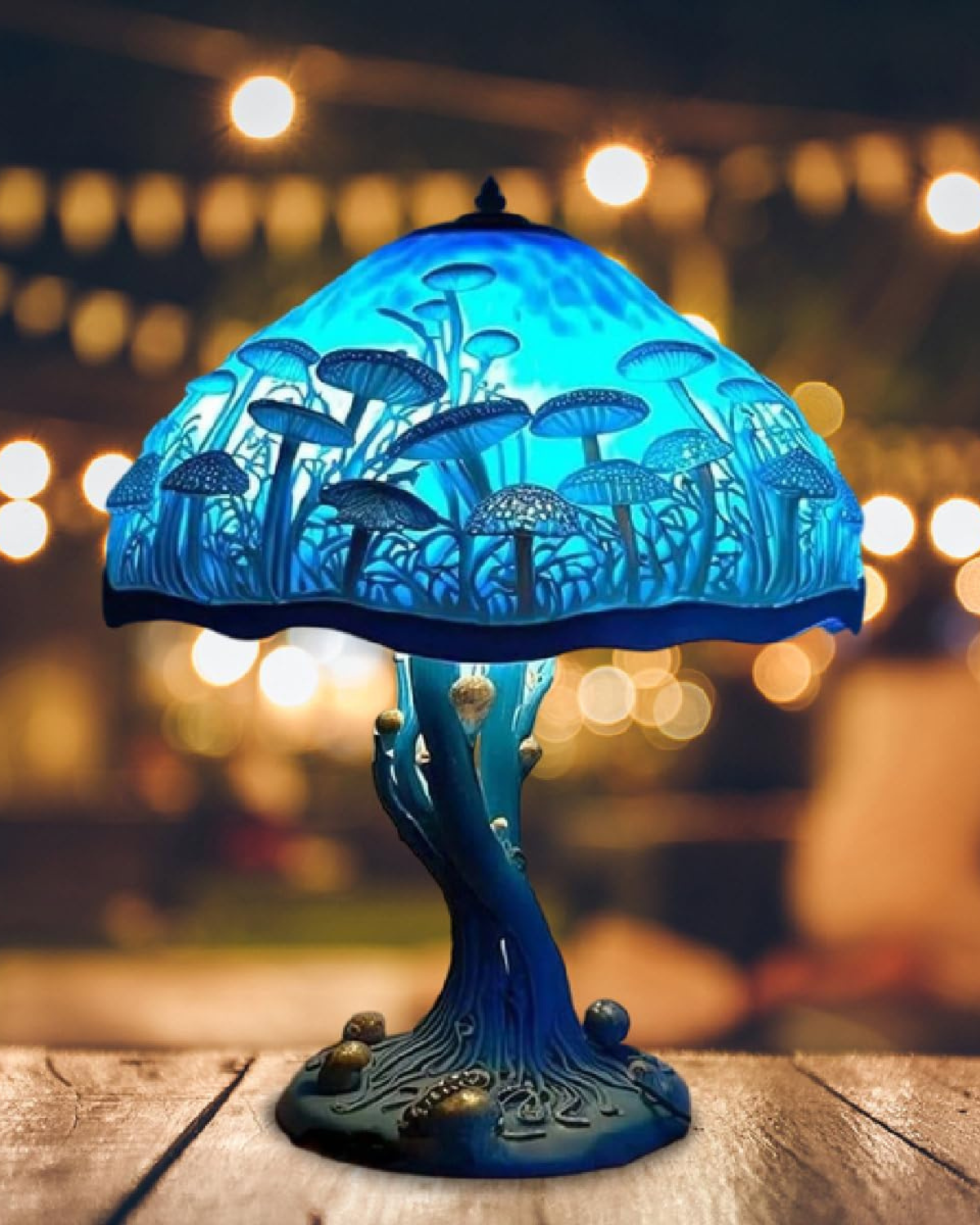 #Style_Blue Mushroom