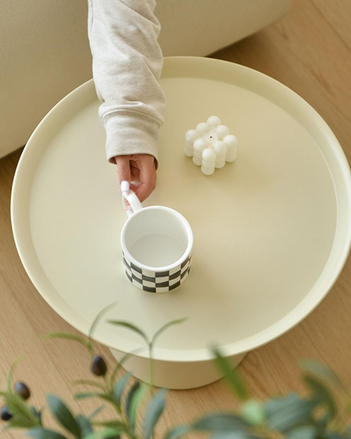 #tabletop color_crème