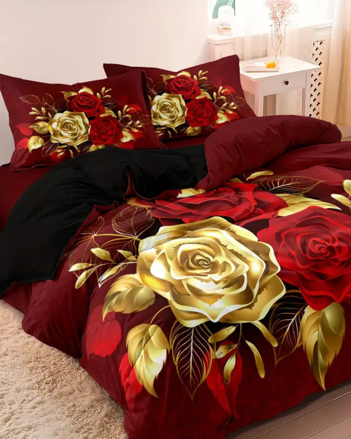 Rosa Luxe Bedding Set