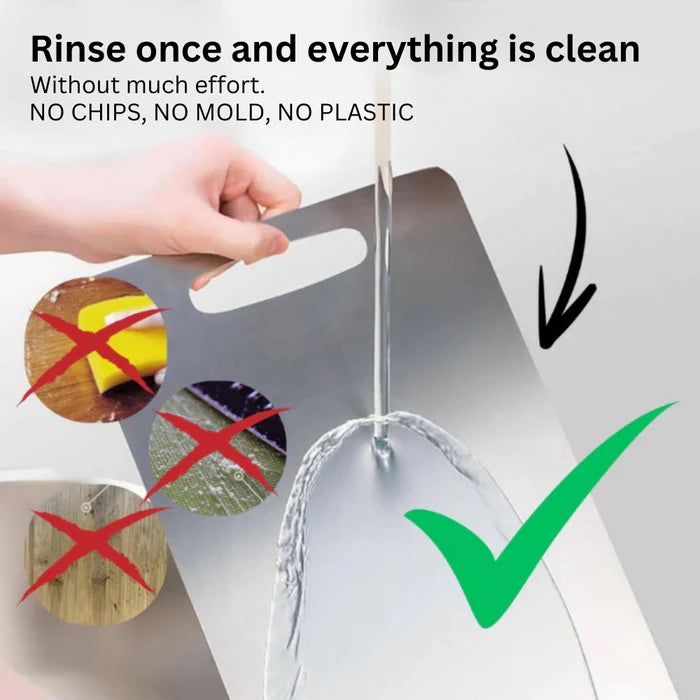 100% Titanium Antibacterial Cutting Board