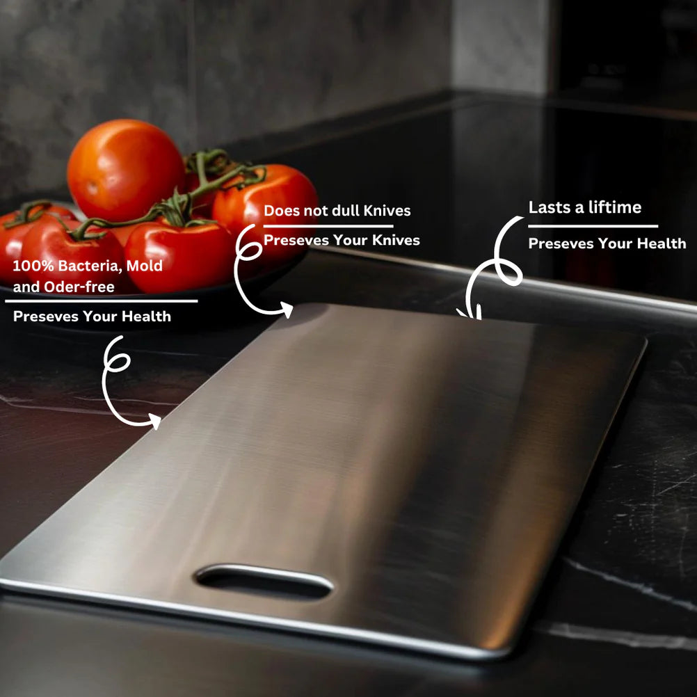 100% Titanium Antibacterial Cutting Board