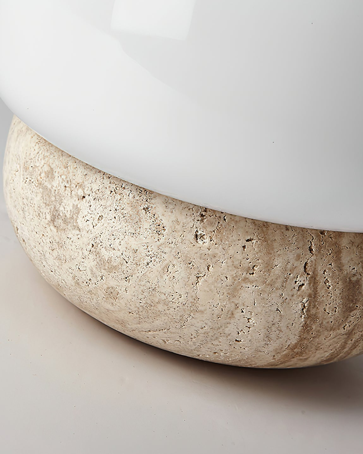 Travertine Table Lamp