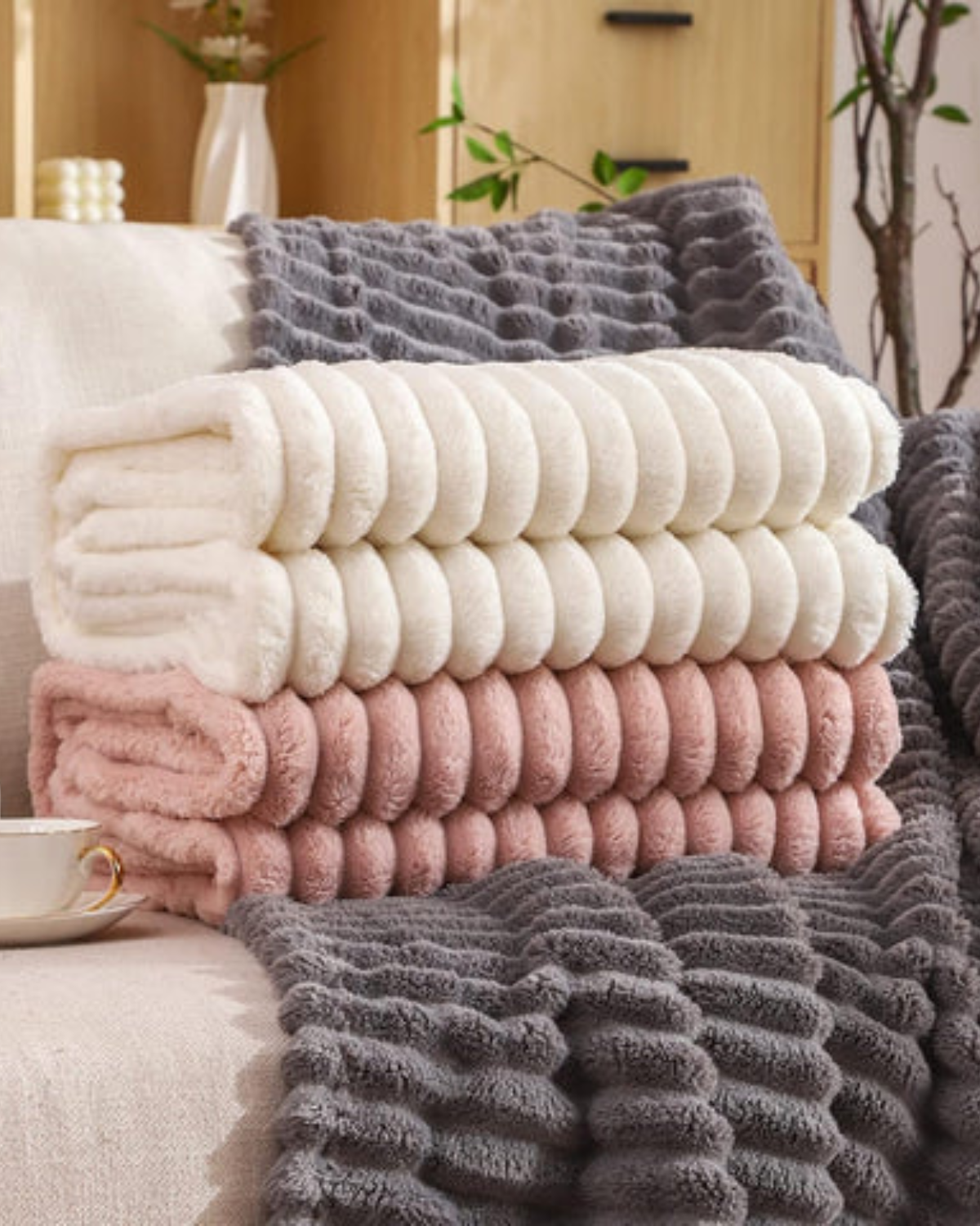 Chic Plush Warm Blanket