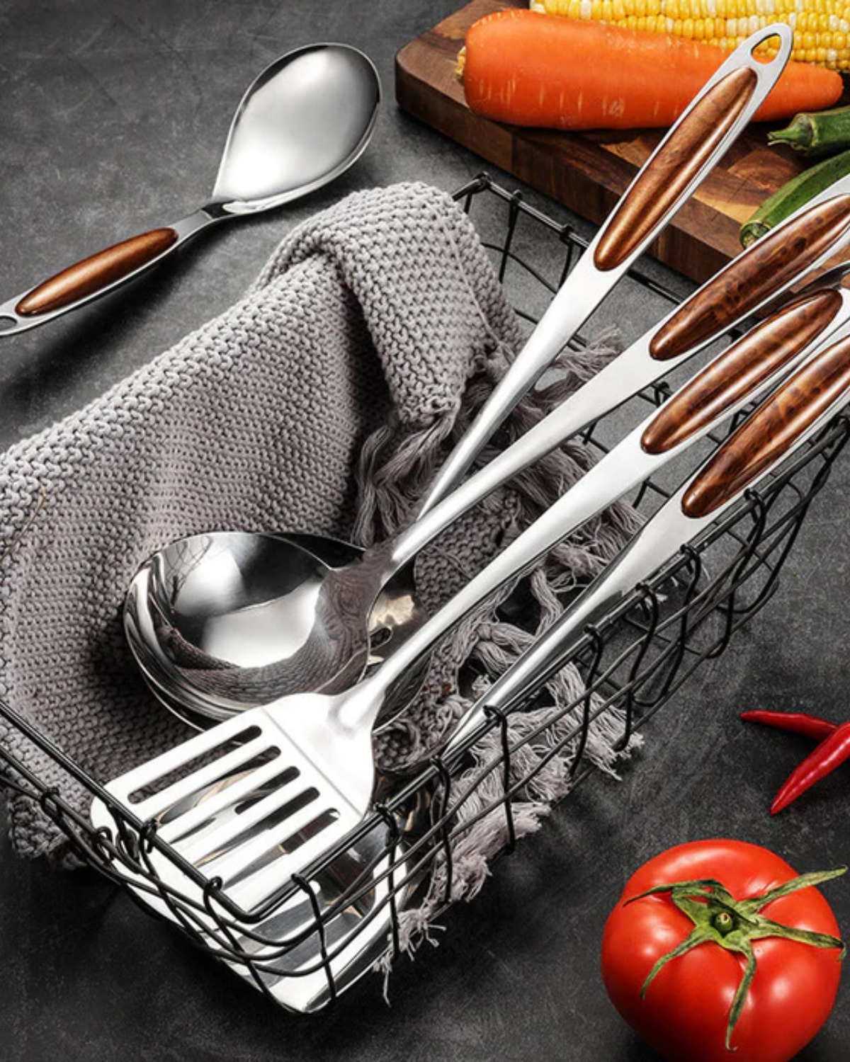 Premium Stainless Steel Kitchen Utensils Set